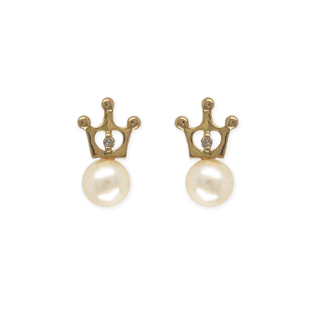 Crown Shaped Earrings - Baby Fitaihi