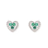 Diamond and Emerald Earrings - Baby Fitaihi