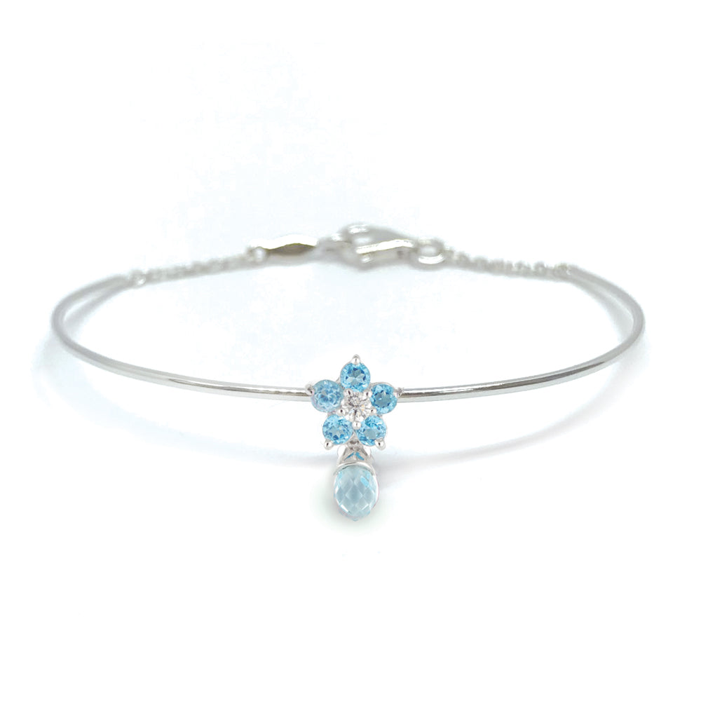 Roses Blue Sapphire Bracelet - Baby Fitaihi