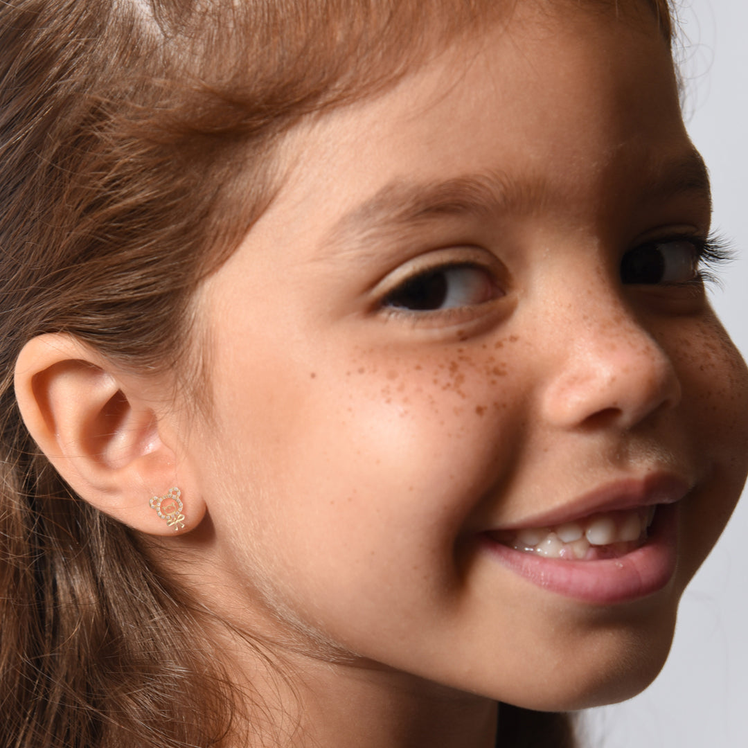 "Oscar The Teddy" Earrings - Baby Fitaihi