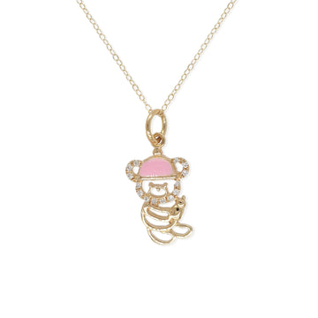 "Oscar The Teddy" Necklace - Baby Fitaihi
