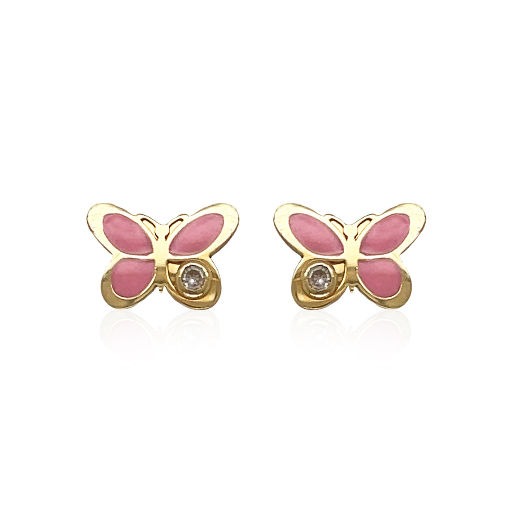 Butterfly Diamond Earrings - Baby Fitaihi