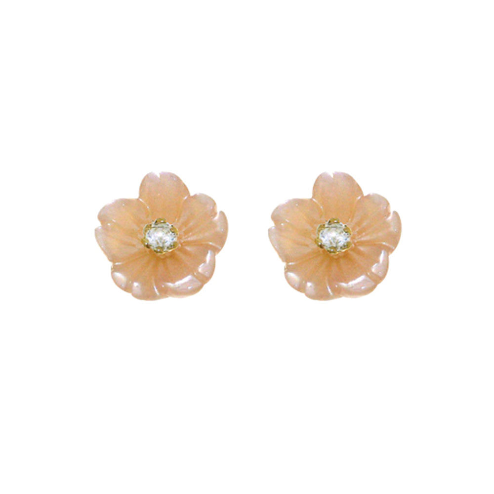 Cherry Blossom Diamond Earrings - Baby Fitaihi