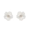 White flower earrings - Baby Fitaihi