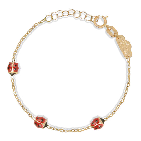 Triple Ladybug Bracelet - Baby Fitaihi