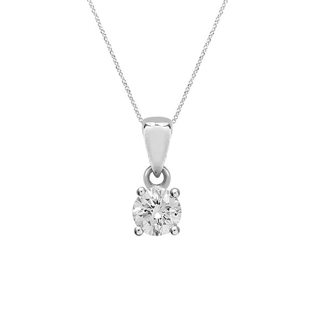 Baby Solitaire Diamond Necklace - Baby Fitaihi