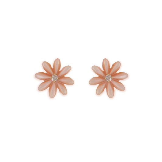 Diamond Floral Earrings - Baby Fitaihi