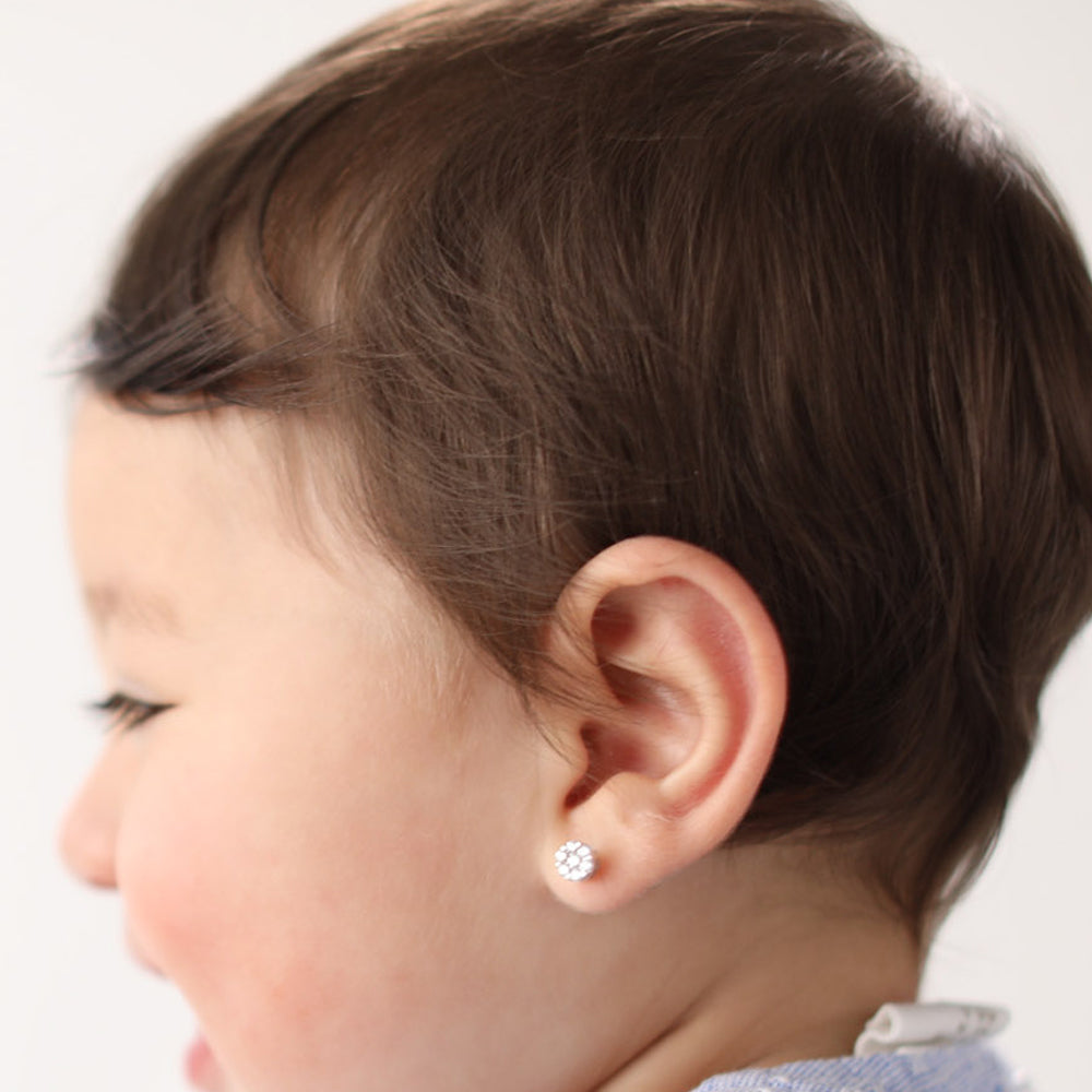 Necklace & Earrings Diamond Round Set - Baby Fitaihi
