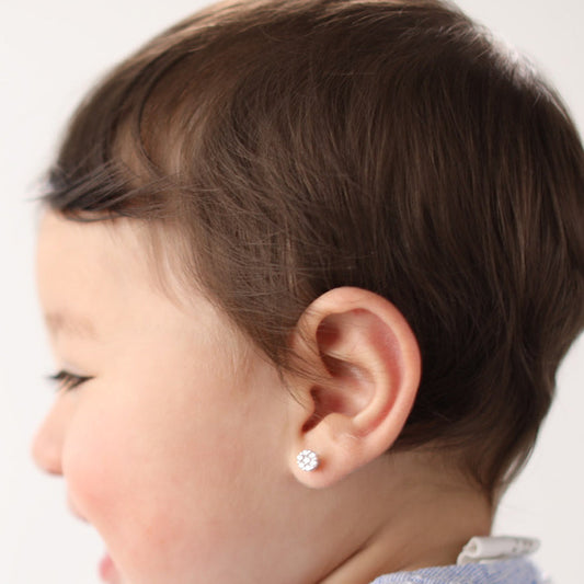 Necklace & Earrings Diamond Round Set - Baby Fitaihi