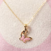 Pink Butterfly Necklace - Baby Fitaihi