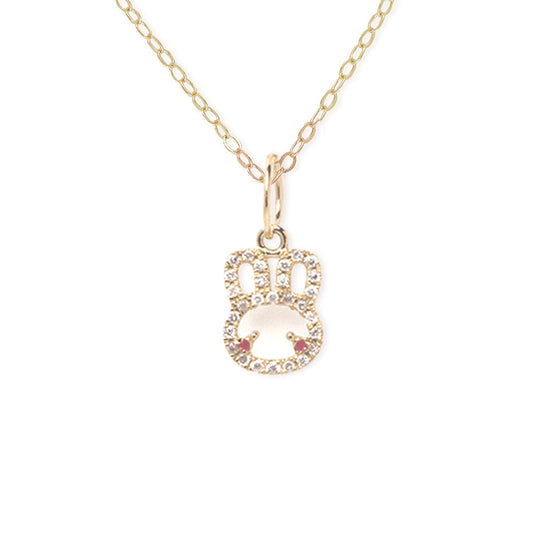 "Maya the Bunny" Gold Necklace - Baby Fitaihi