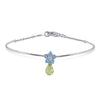 Roses Blue Sapphire Bracelet - Baby Fitaihi