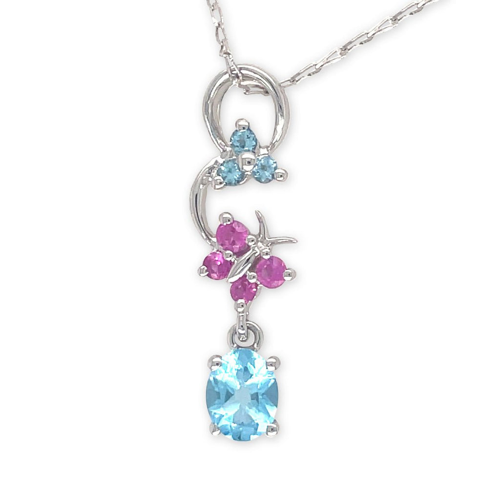 Blue Topaz Necklace - baby-jewels