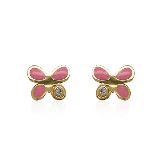 Diamond Butterfly Earrings - baby-jewels