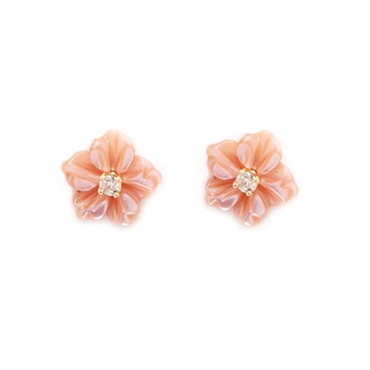 Diamond Floral Earrings - baby-jewels