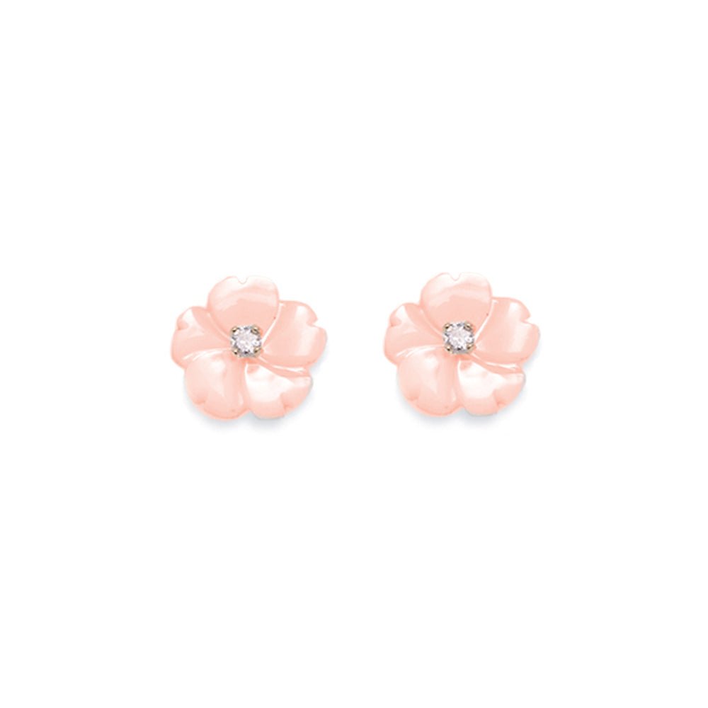 Diamond Floral Earrings - baby-jewels