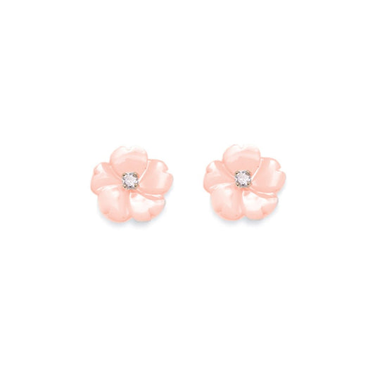 Diamond Floral Earrings - baby-jewels