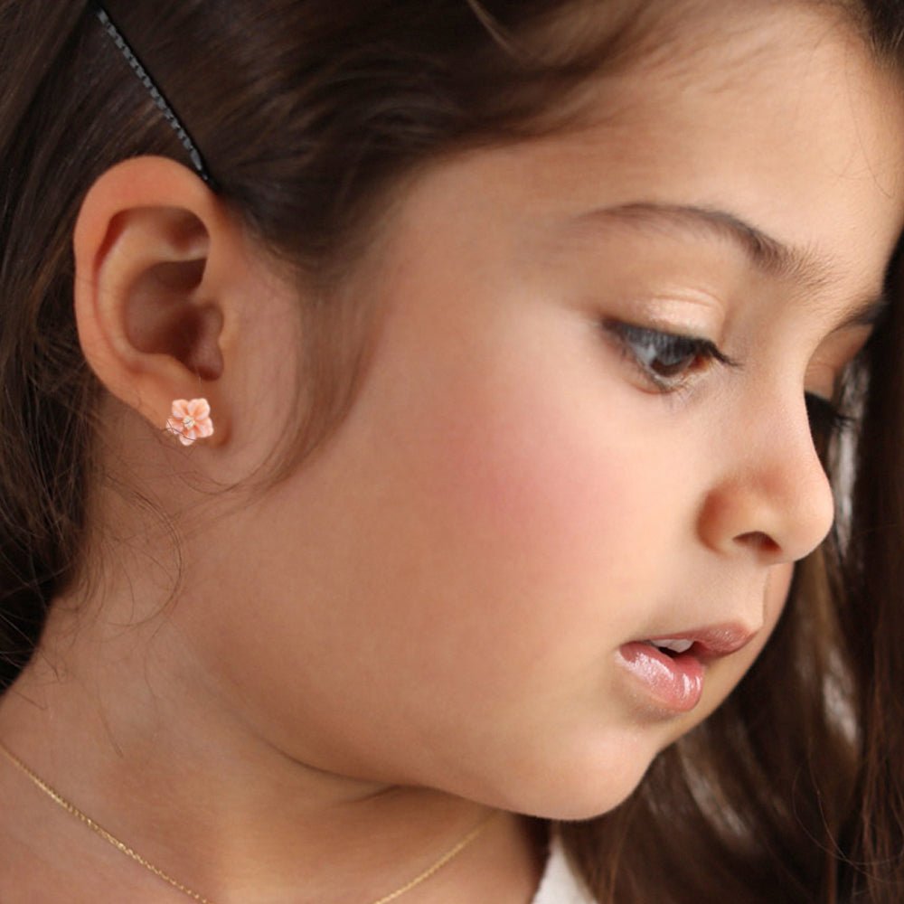 Diamond Floral Earrings - baby-jewels