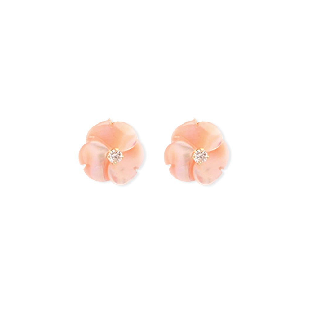 Diamond Floral Earrings - baby-jewels