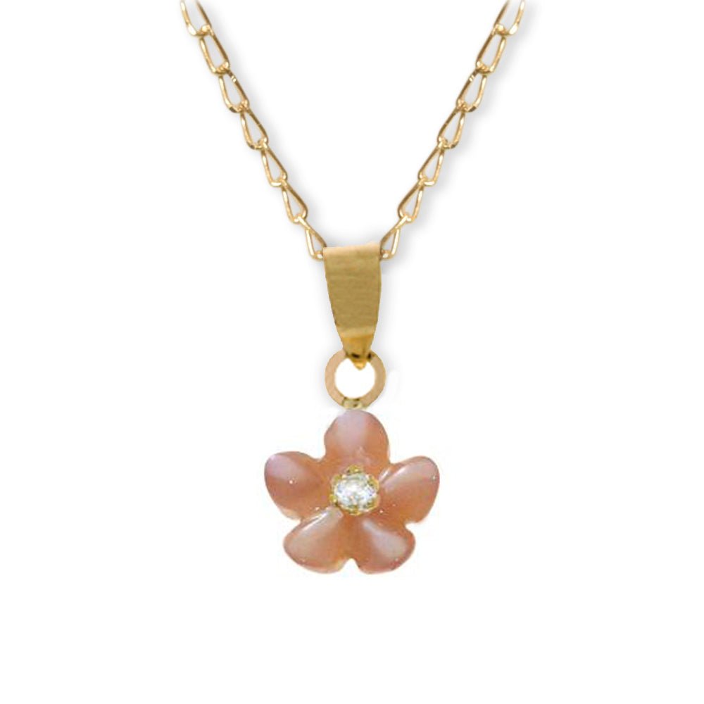 Diamond Floral Necklace - baby-jewels