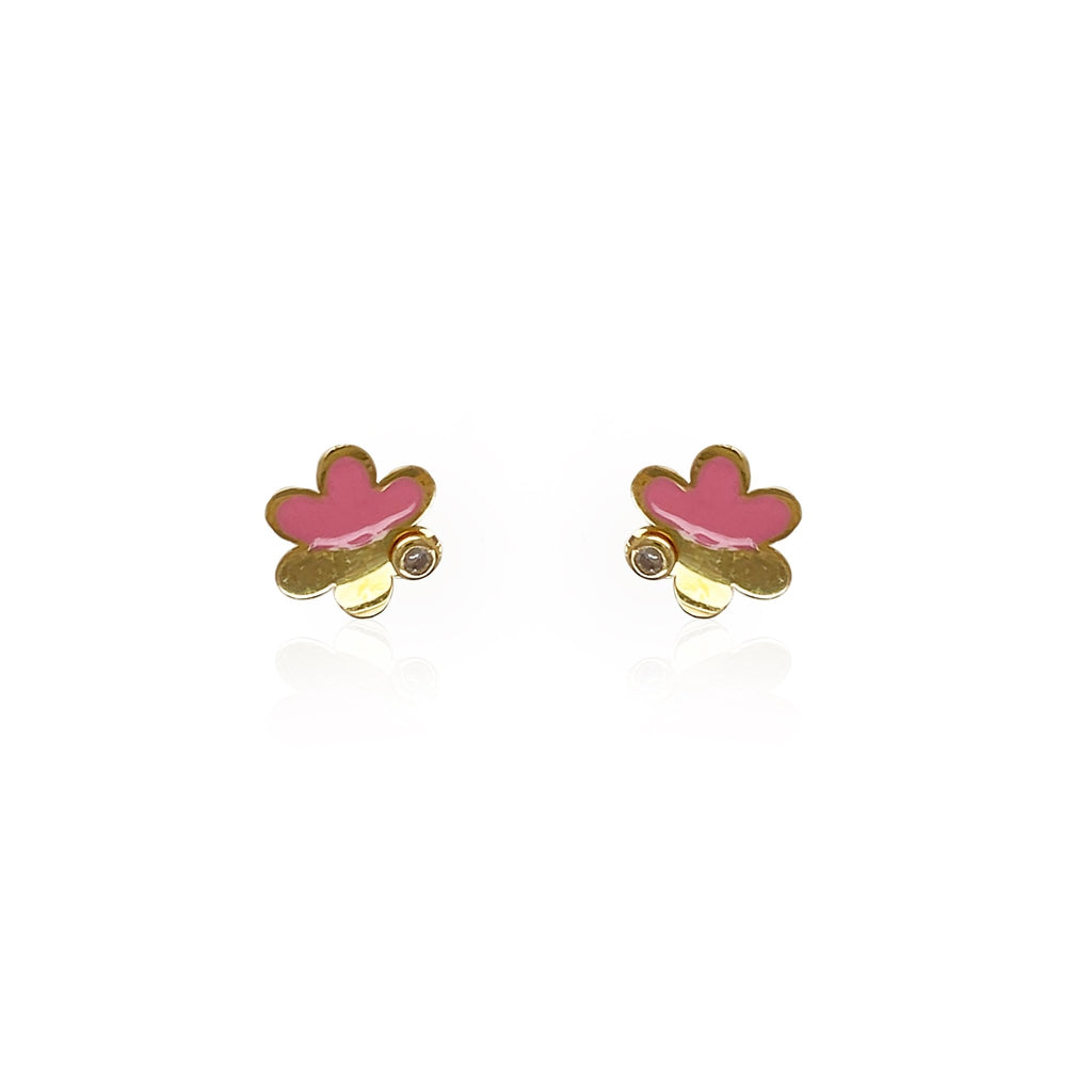 Diamond Flower Earrings - baby-jewels