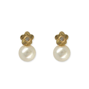 Diamond & Pearl Earrings - baby-jewels