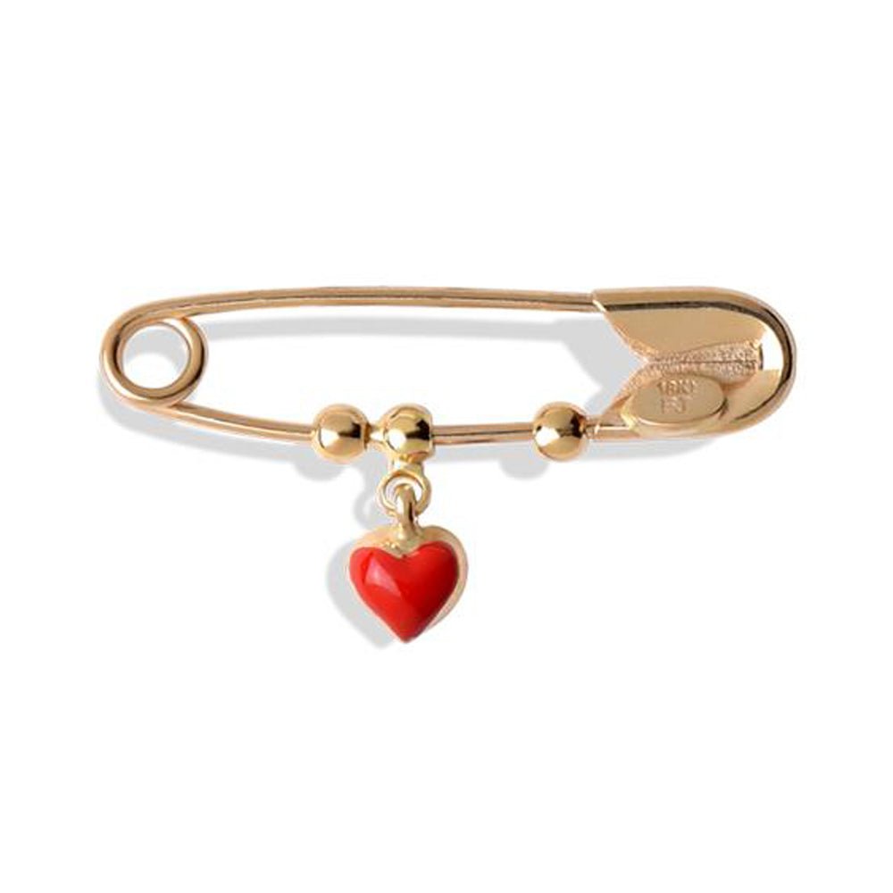 Red Heart Baby Pin - baby-jewels