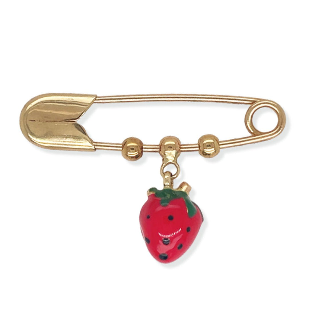 Strawberry Baby Pin - baby-jewels