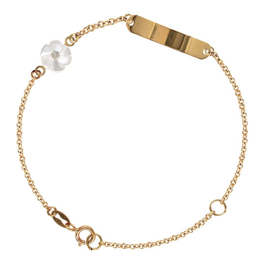 White flower Bracelet - baby-jewels